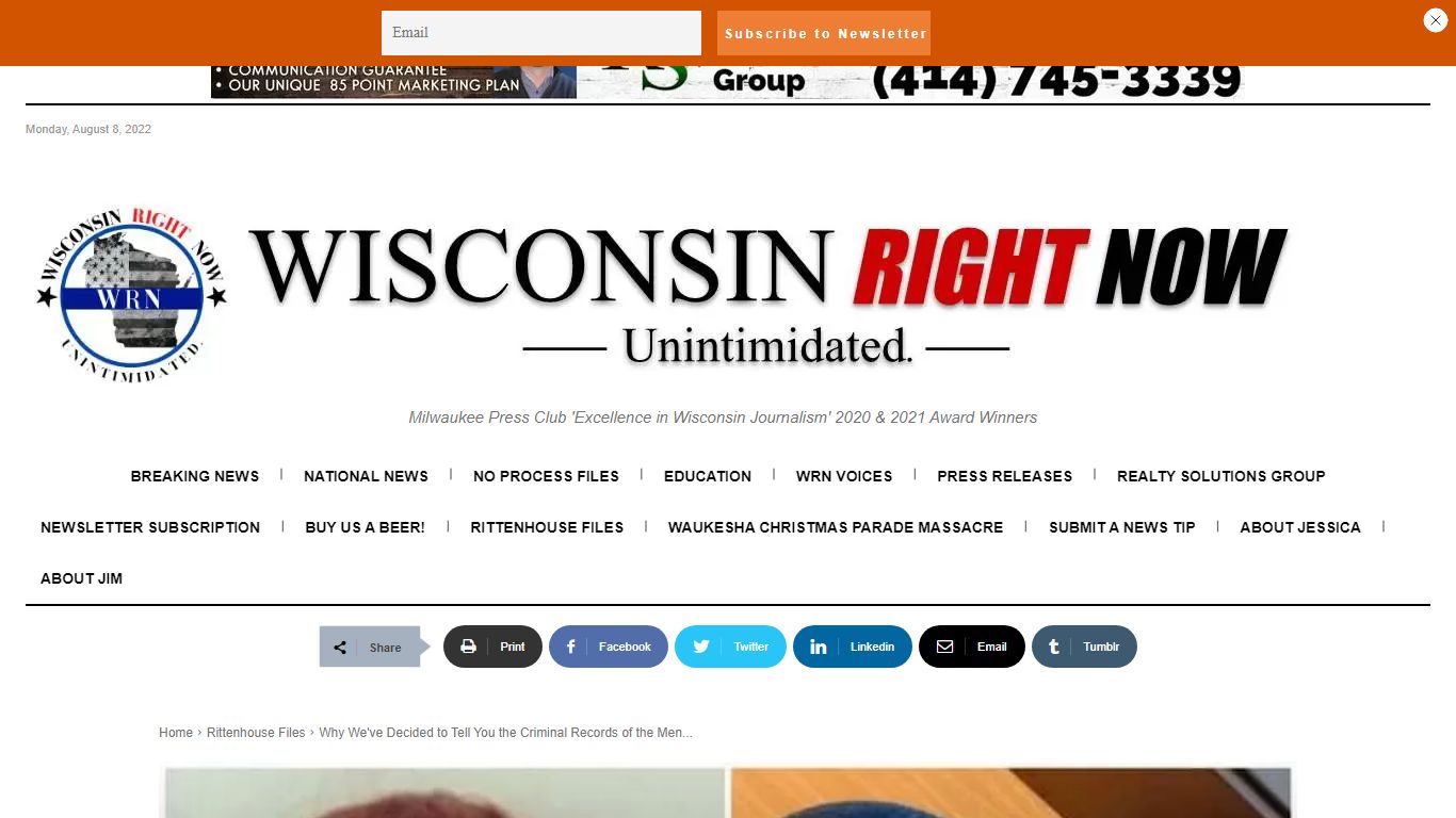 Joseph Rosenbaum & Anthony Huber Criminal Records Explored