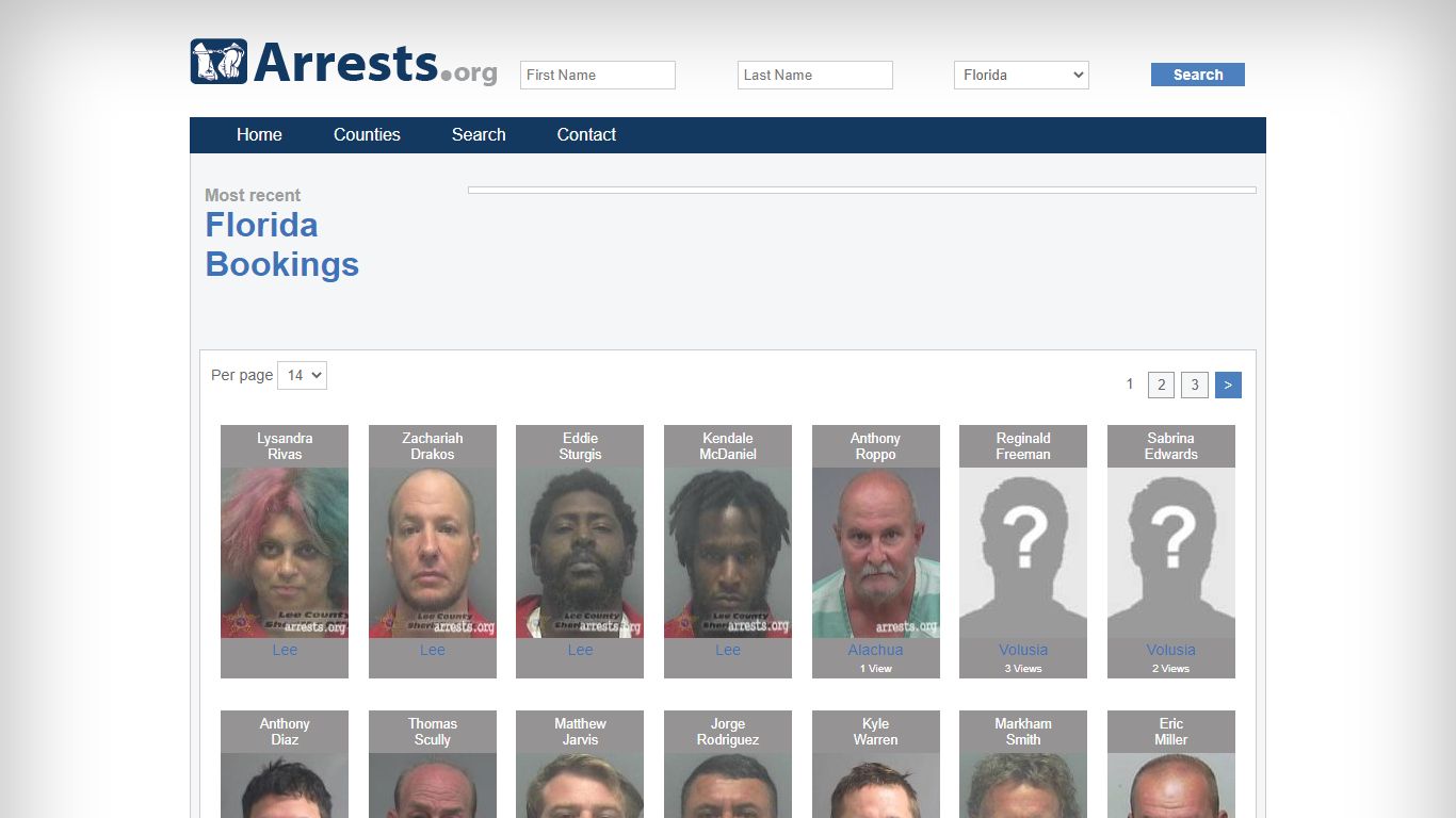 Florida Arrests and Inmate Search
